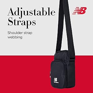 New Balance Sling Bag, Small Crossbody Shoulder Bag for Men and