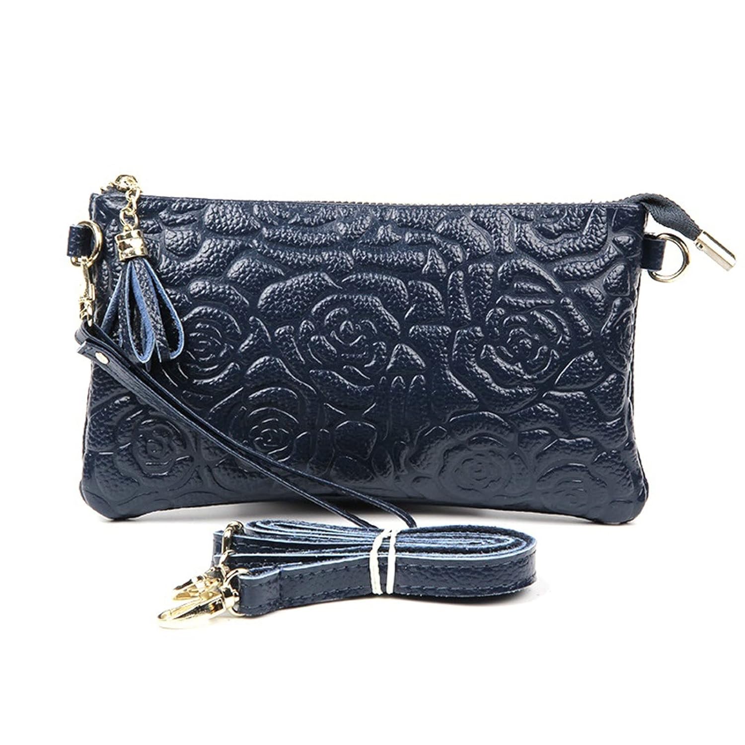 Leather Purse Clutch Bags For Woman Bag Purses And Handbags Women Bags RShoulder Bag Ladies Hand Bags (Color : Hortel�, Size : 22x12x1cm)