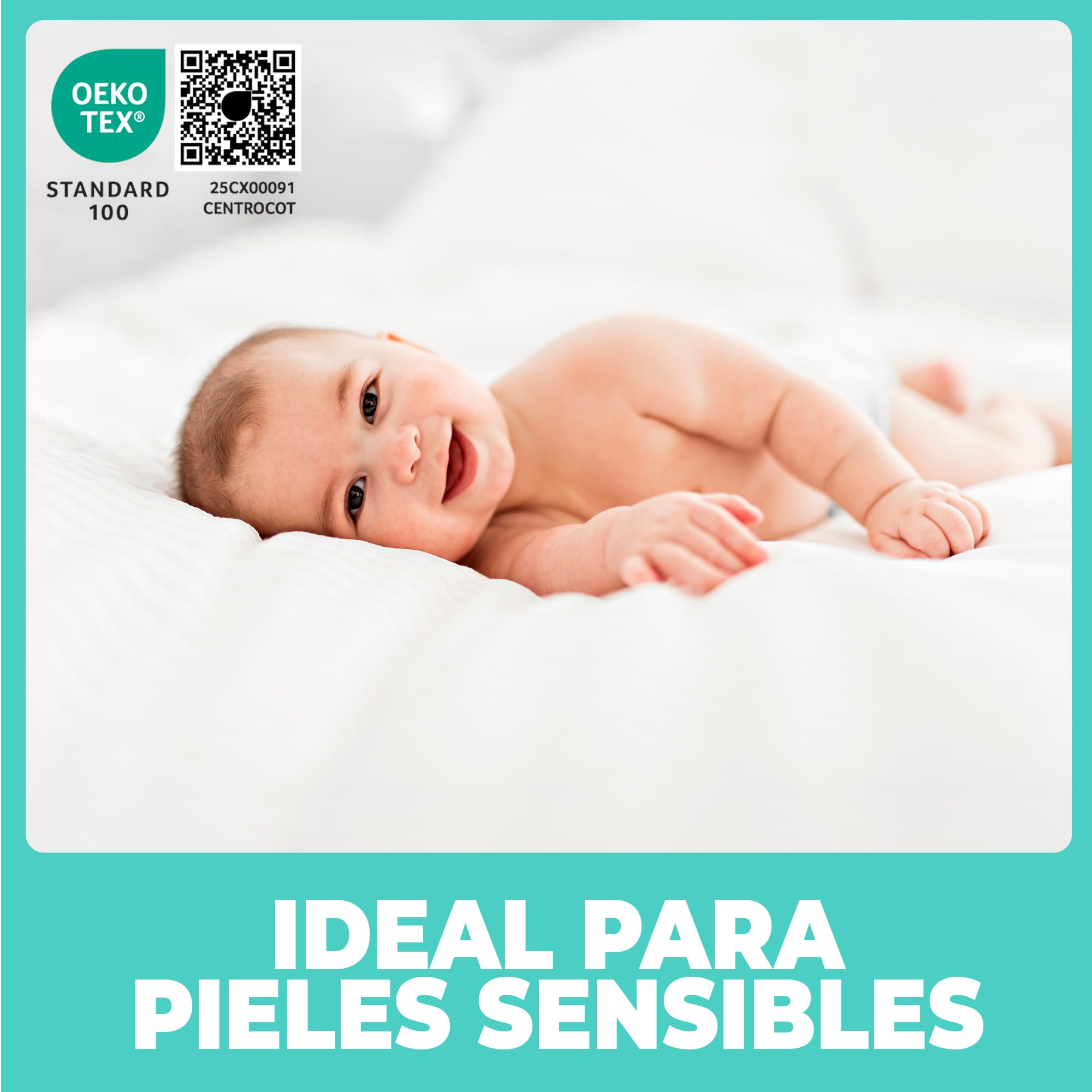 Protector Colchón 90 x 190 cm Funda Colchón Impermeable Sábana Bajera Impermeable de Algodón y Microfibra Cubre Colchón para Cama Transpirable Cover Hipoalergénico Antiácaros Lavable a Máquina - 5