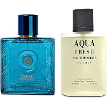 AFLUXE King&Vanilla Tobacco Blend Men Cologne Set Eau De Parfum Spray For Men Fruity Notes Enriched By A Strong Woody Based Fragance Ideal for Day Wear - 3.4 Fl Oz