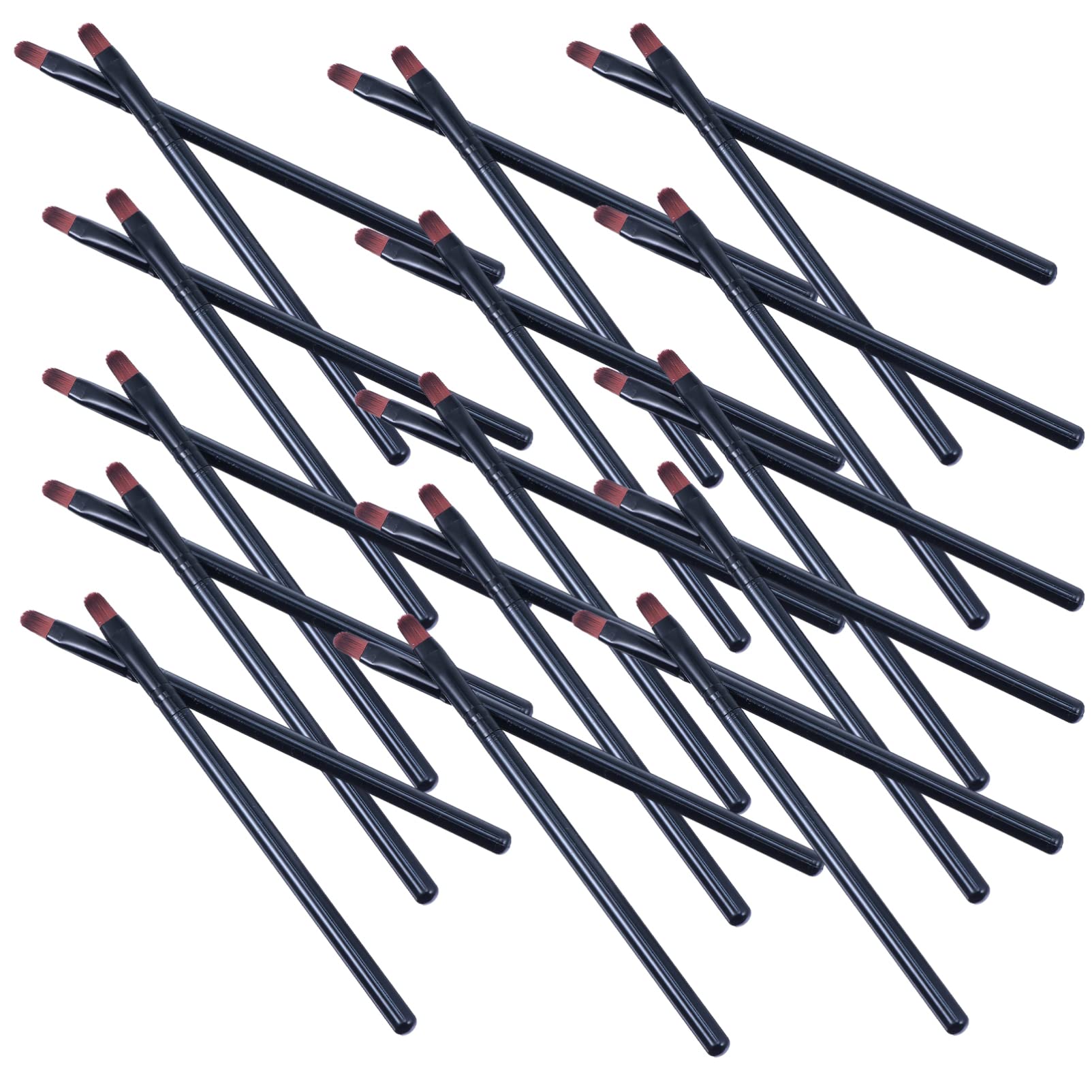 SOESFOUFU 50pcs Lip Makeup Brush Set Lipstick Applicator Soft Lip Brush Applicators for Cosmetics