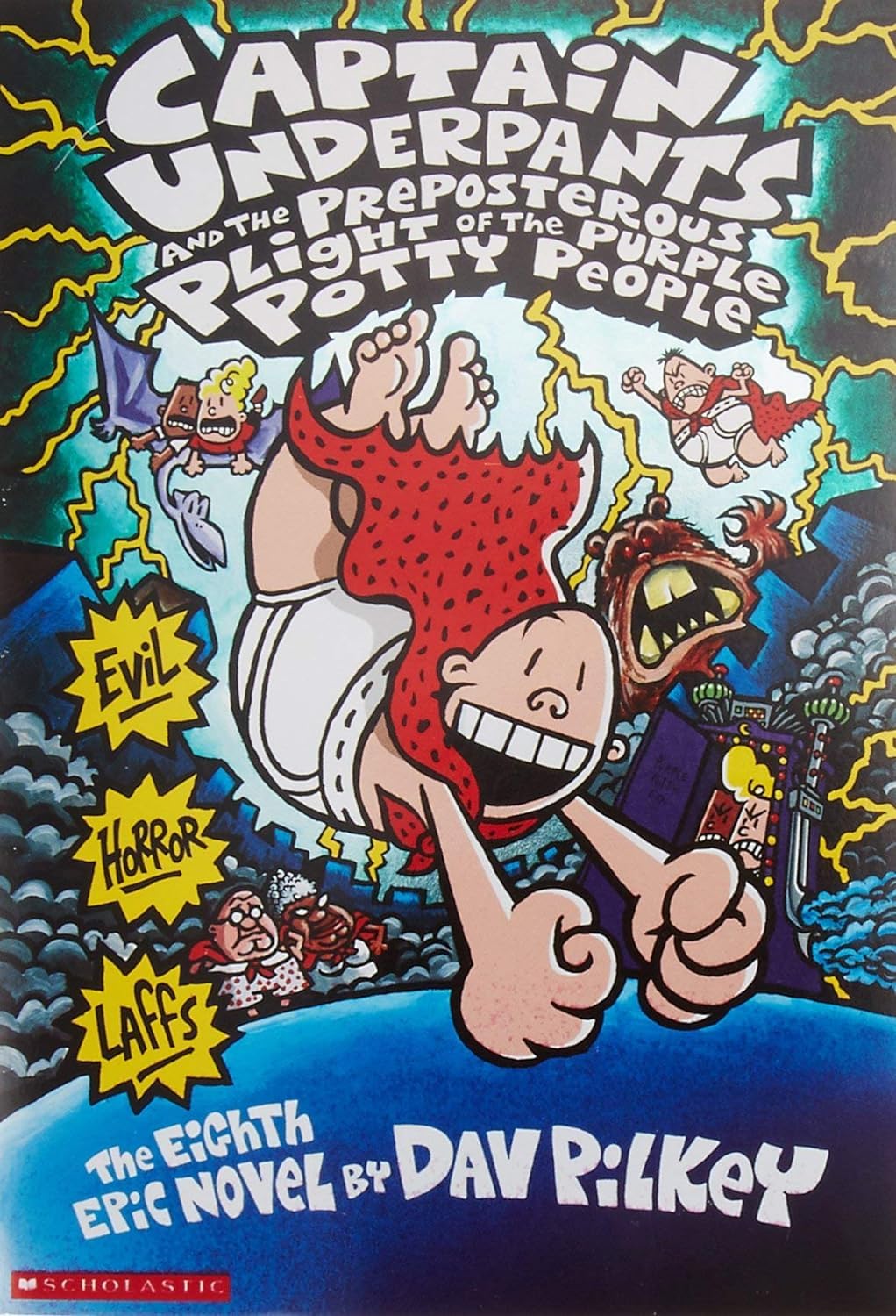 Captain Underpants And The Preposterous Plight Of The Purple Potty People Paperback – 1 September 2006