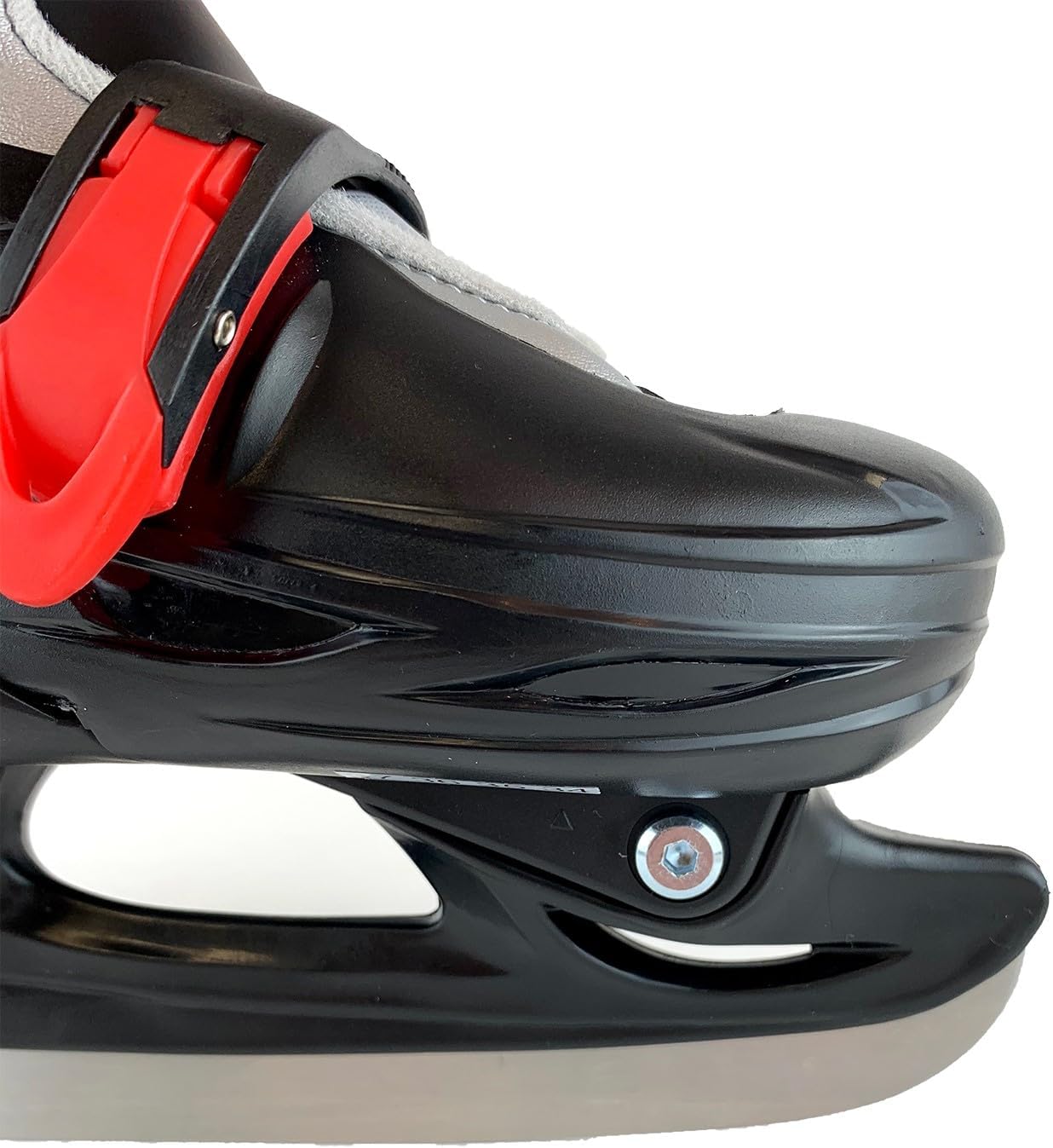 American Athletic Cougar Softboot Boys Ice Skates - Adjustable Ice Hockey Skates with Removable Liner, Power Lock Buckles, Stainless Steel Blade - Recreational Indoor & Outdoor Use