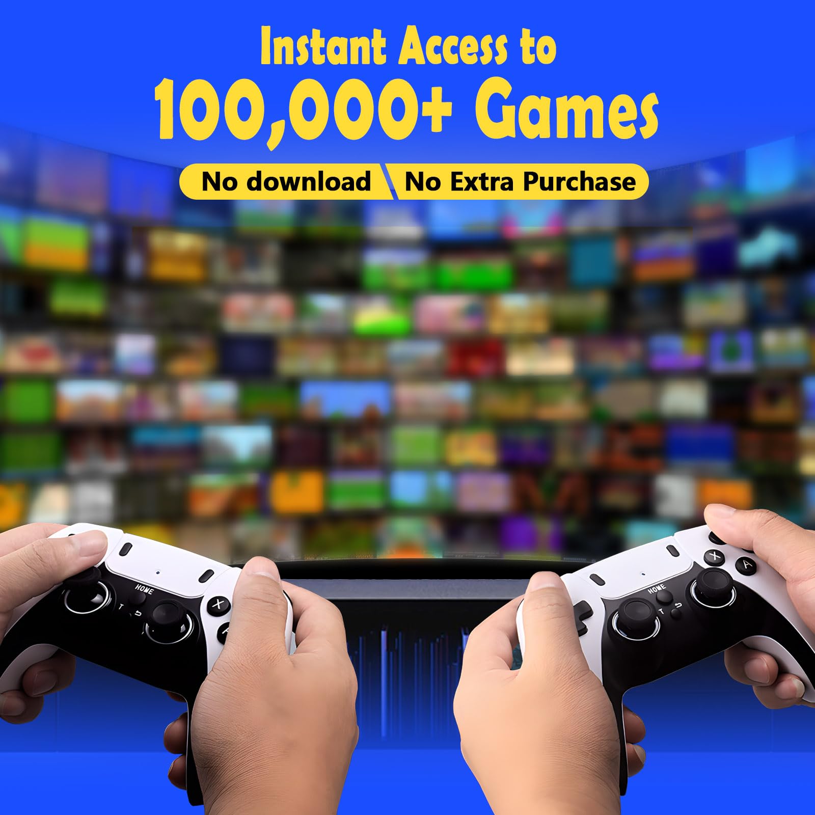 All8bit G11 Pro Game Box, Classic Video Games with HDMI, with 60 Emulators and 100000+ Games - Plug & Play TV Retro Gaming Console with Upgrade Dual 2.4G Wireless Controllers