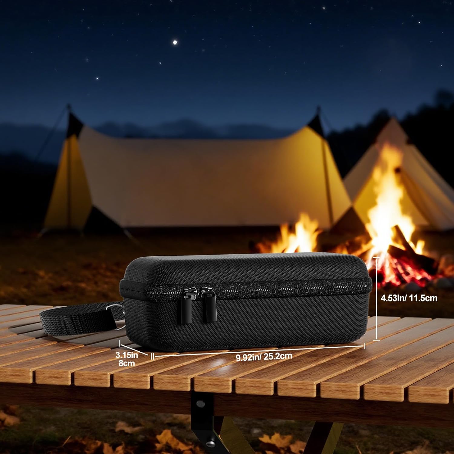 ProCase Hard Travel Case for Bose SoundLink Flex 2nd Gen & 1st Generation Speaker, Portable Protective Storage Carrying Bag for Wireless Speaker and Cable Charger Accessories with Mesh Pocket -Blak - Image 6