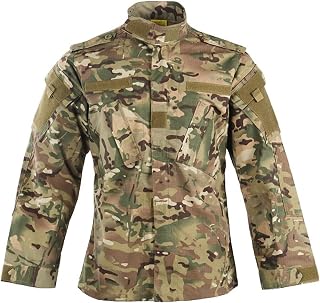 JHOOLE Camouflage uniform suit outdoor training uniform student summer camp clothing (Color : G, Size : XS)