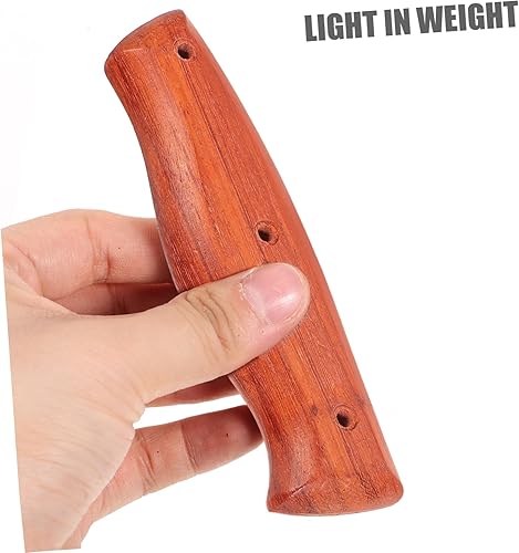 Miniatura 6 de DOITOOL 2 piezas de repuesto de mango de cuchillo de madera para cuchillos de cocina, construcción de madera, instalación cómoda, suministros de