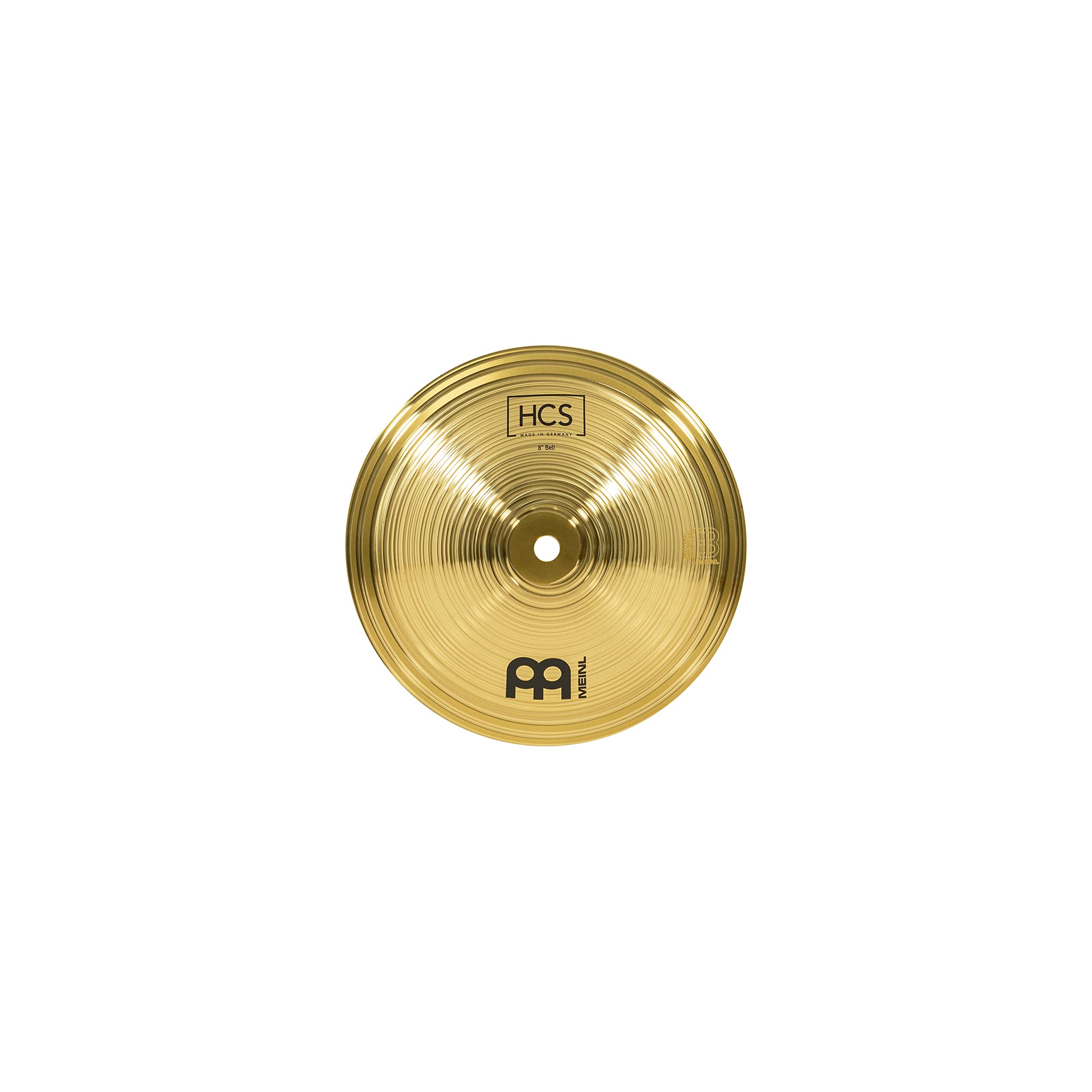 Meinl Cymbals HCS Bell 8" piatto ottone per batteria made in Germany HCS8B