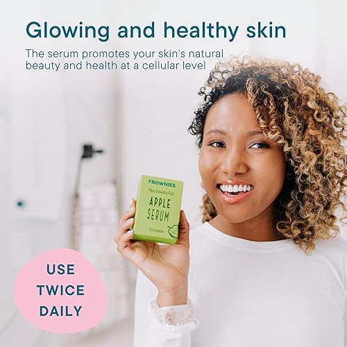 Miniatura 3 de Frownies Suero de células madre de manzana suiza. Antienvejecimiento. 100% refuerzo de suero. Reduce las arrugas y líneas finas de los ojos y la
