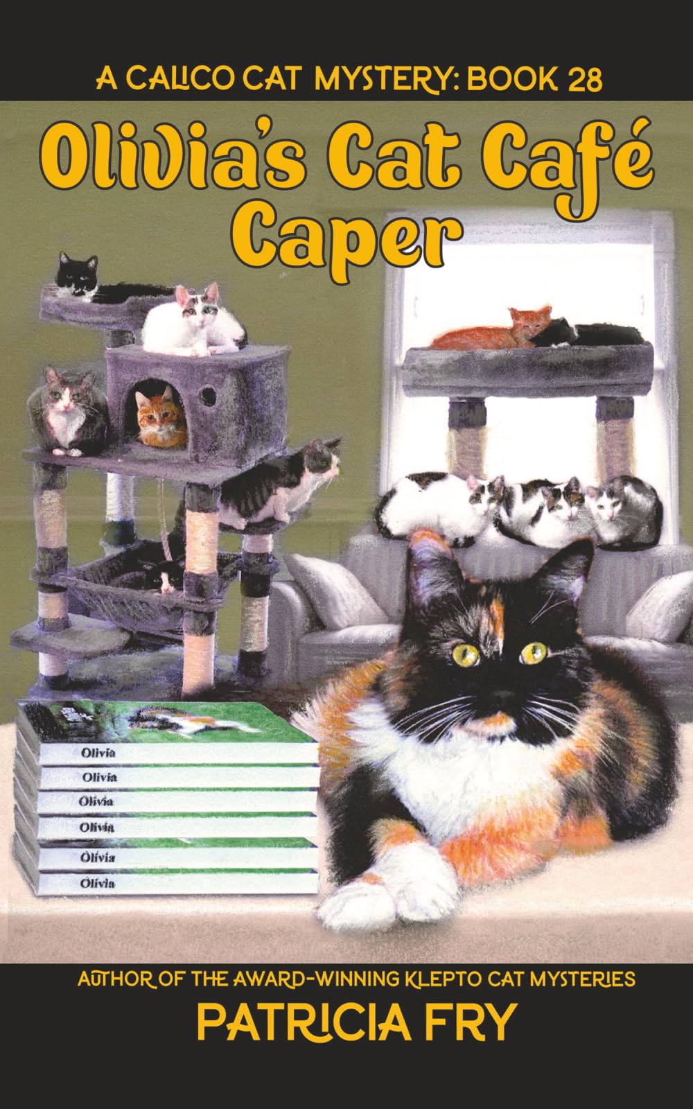Olivia’s Cat Café Caper: A Calico Cat Mystery