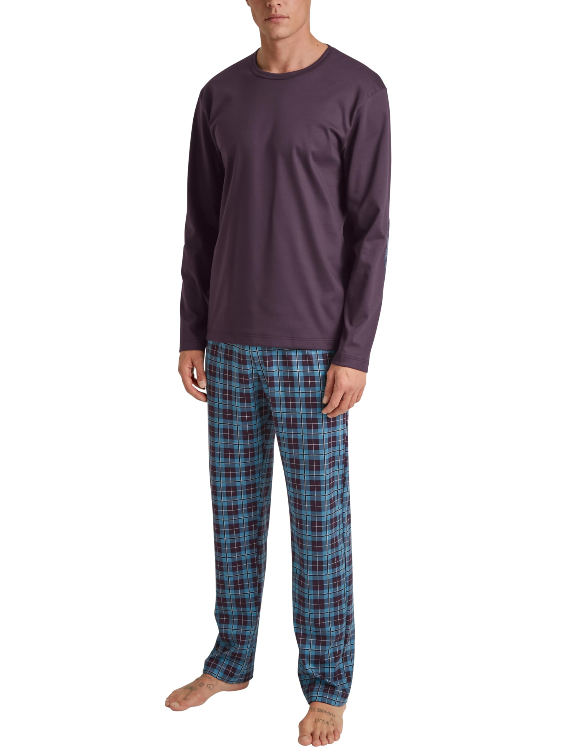 CALIDA Relax Comfy Men's Long Pyjamas 100% Thick Cotton