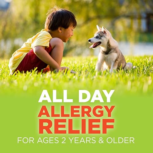 Miniatura 7 de Tienda Basic Care Alivio de la alergia las 24 horas para niños, solución oral de clorhidrato de cetirizina, 1 mgmL, sabor a uva, sin tinte, 8 onzas