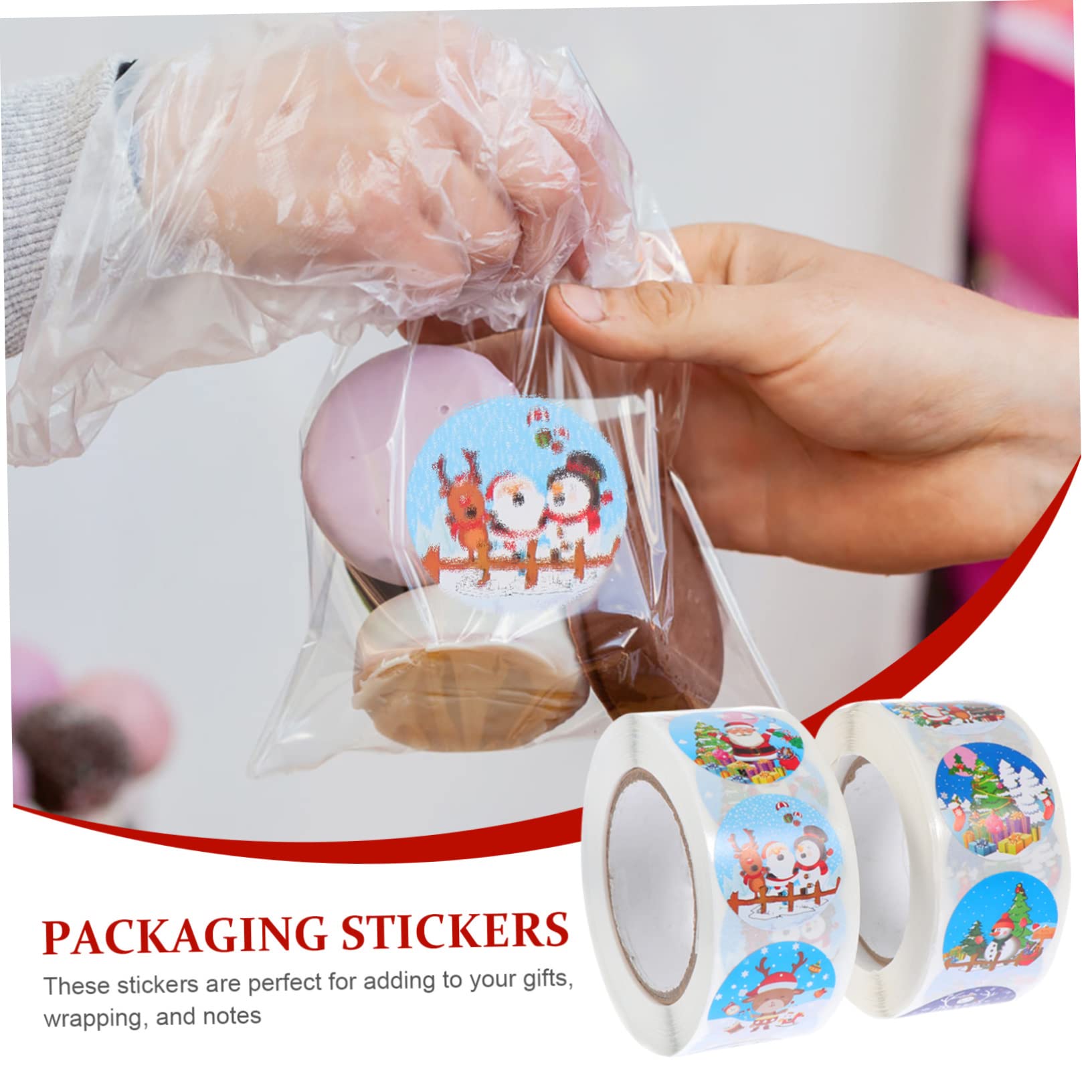 3 Set Etichette Adesive Natalizie Etichetta Di Tenuta Natalizia Decorazioni Mese Etichette Adesive Natale Etichette Natale Decorazione Dell'autoadesivo Di 6 * 3