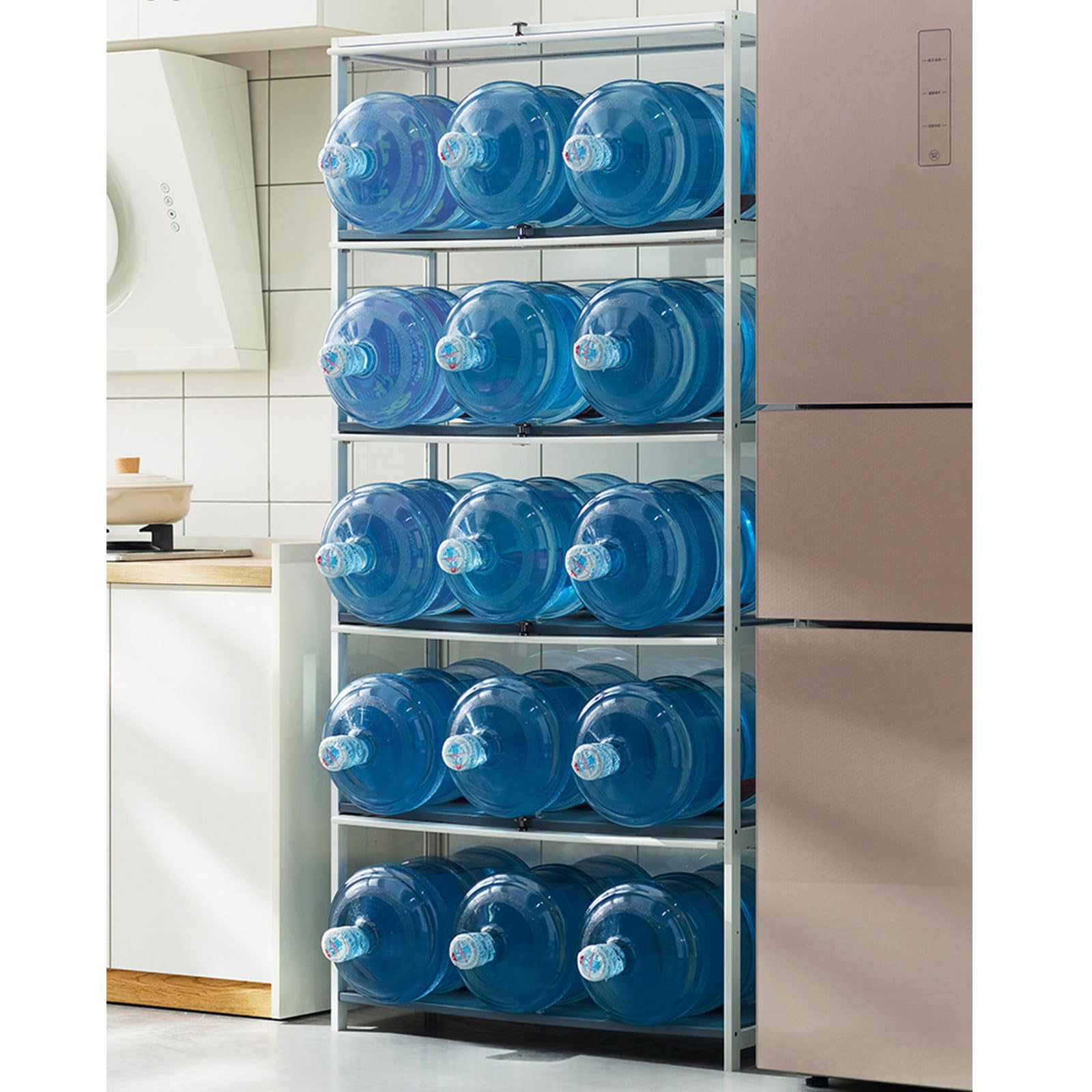 Amazon｜4/5段キッチンパントリー収納キャビネットパンラック