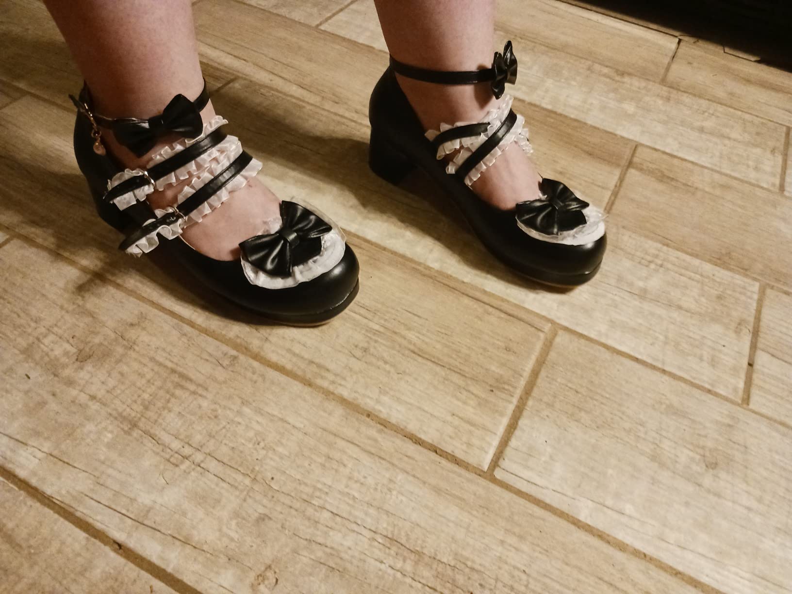 elerhythm Vrouwen Mary Jane Platform Chunky Blok Hakken