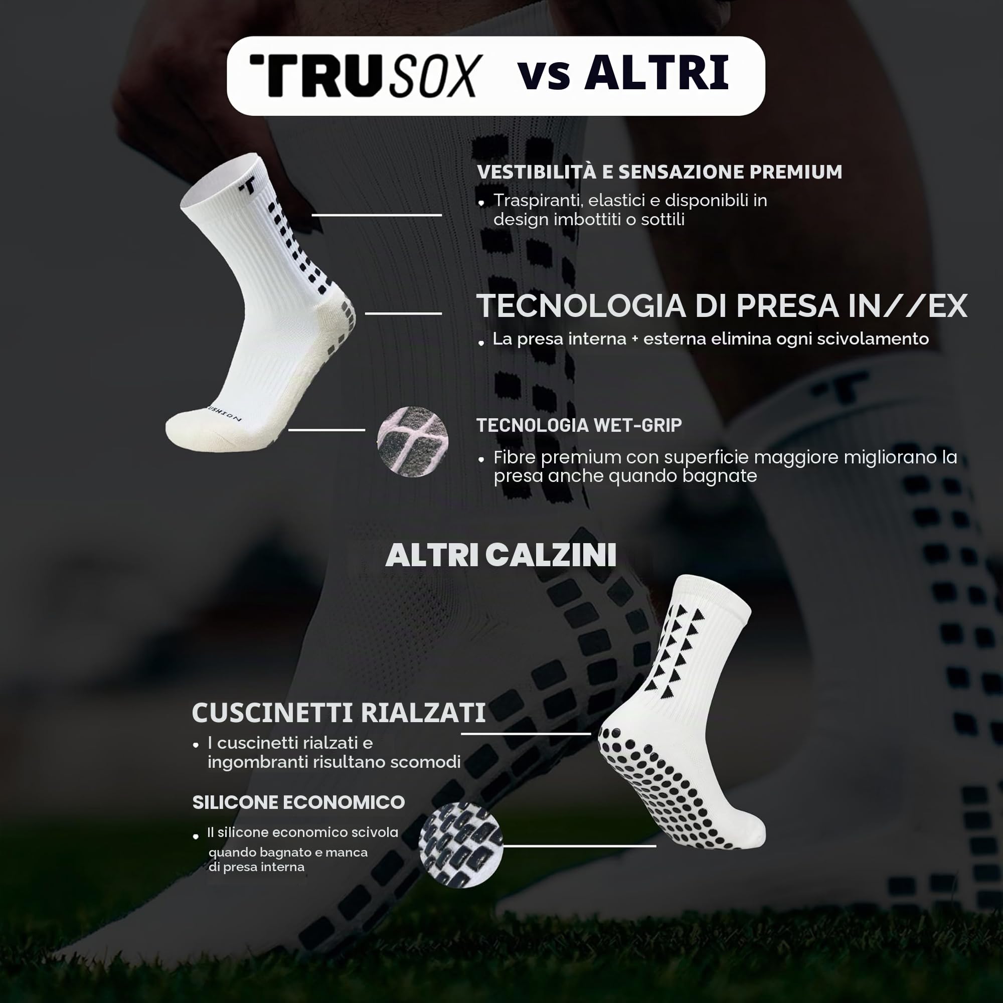 Trusox Calzini Sportivi Uomo