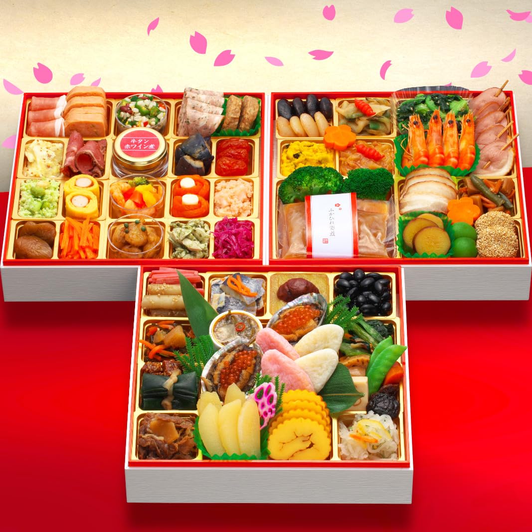 蔵王福膳 おせち 三段重 陸奥（63品）