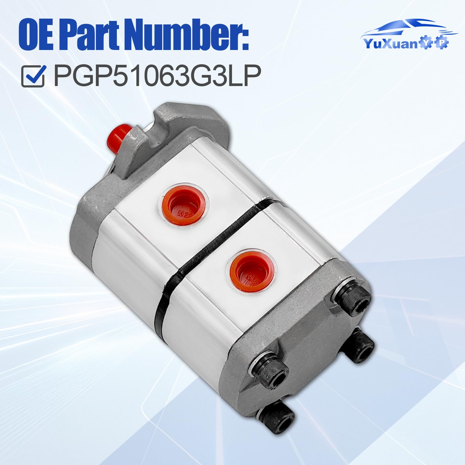 Dwuczęściowa pompa hydrauliczna dwustronnego działania pasuje do minikoparki AGT-H15R PGP51063G3LP