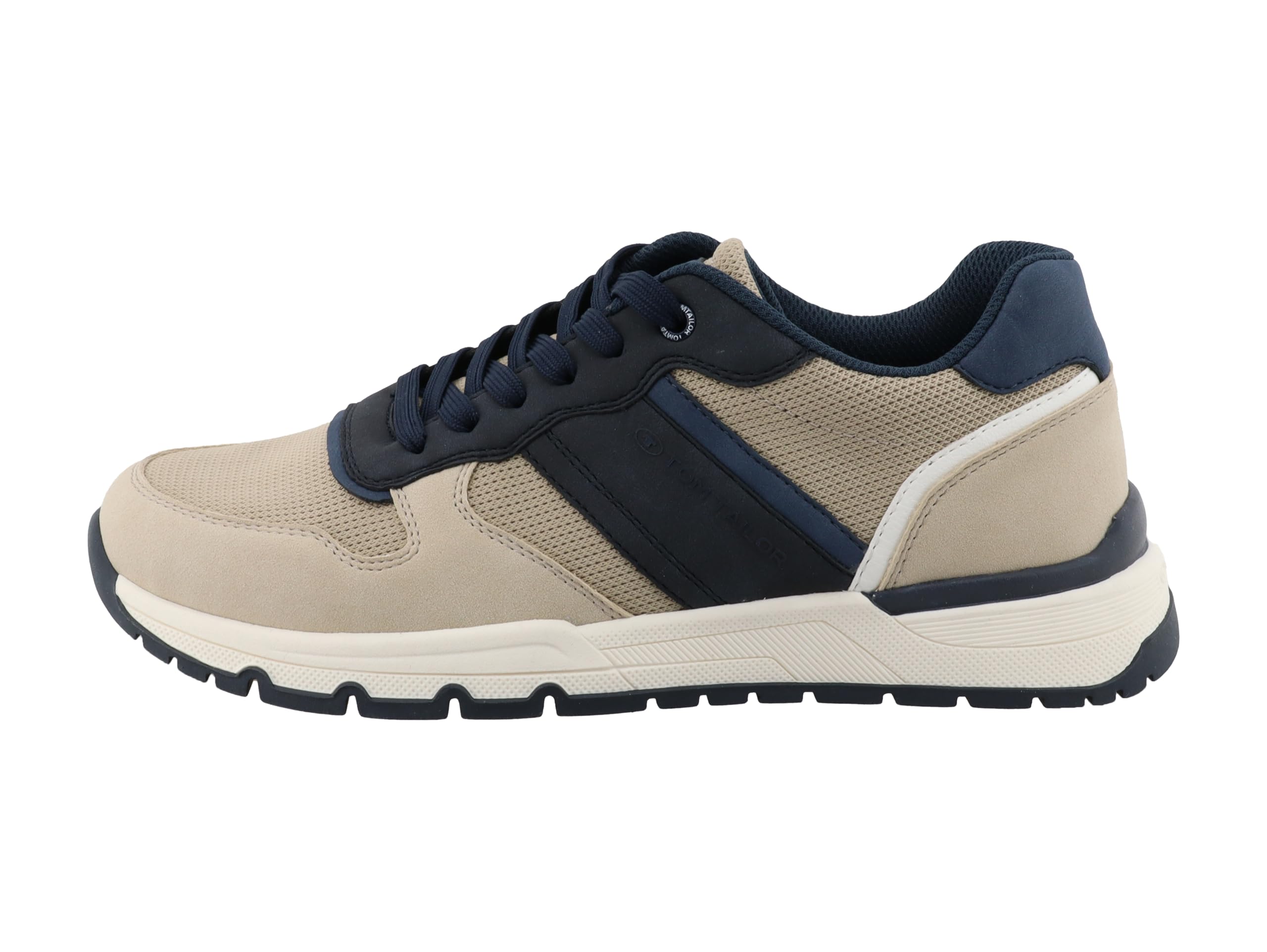 TOM TAILOR Men's 9580190005 Sneaker, Beige, 9.5 UK