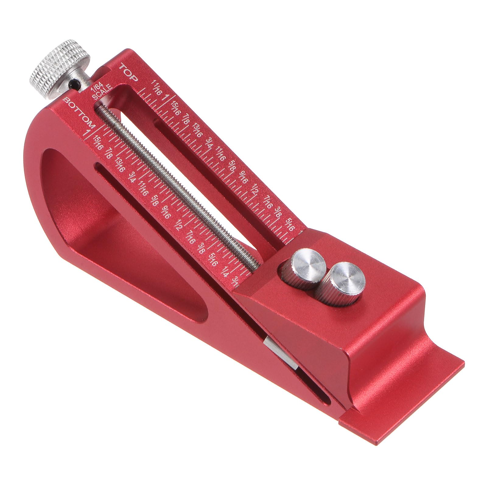 uxcell Adjustable Setup Block Height Gauge Quick Adjustment 1/64" up to 1-1/16" Range