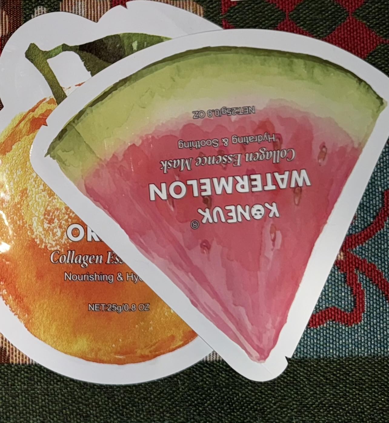 KONEUK 18 Pack Fruit Shaped Face Masks Skincare, Collagen Hydrating and Moisturizing Sheet Face Mask Skin Care, Bulk , Spa Party Gifts, Teacher Gifts and Nurses Week Gifts