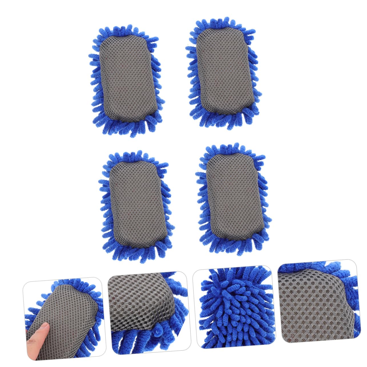 BCOATH Dry Erase Eraser 4 Pack for School Office Classroom Whiteboard Eraser Double-Sided Design