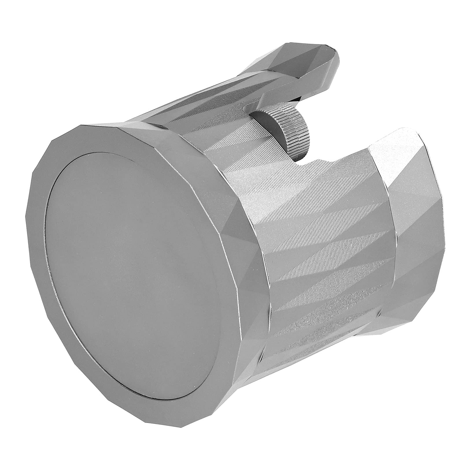 Kaffee-Manipulationshalter-Ständer |Siebträgerständer aus Aluminiumlegierung für einfaches Pressen |Stabiles und robustes Kaffeezubehör für Zuhause/Bar/Geschäft |25oz Gewicht (Matte Grey)