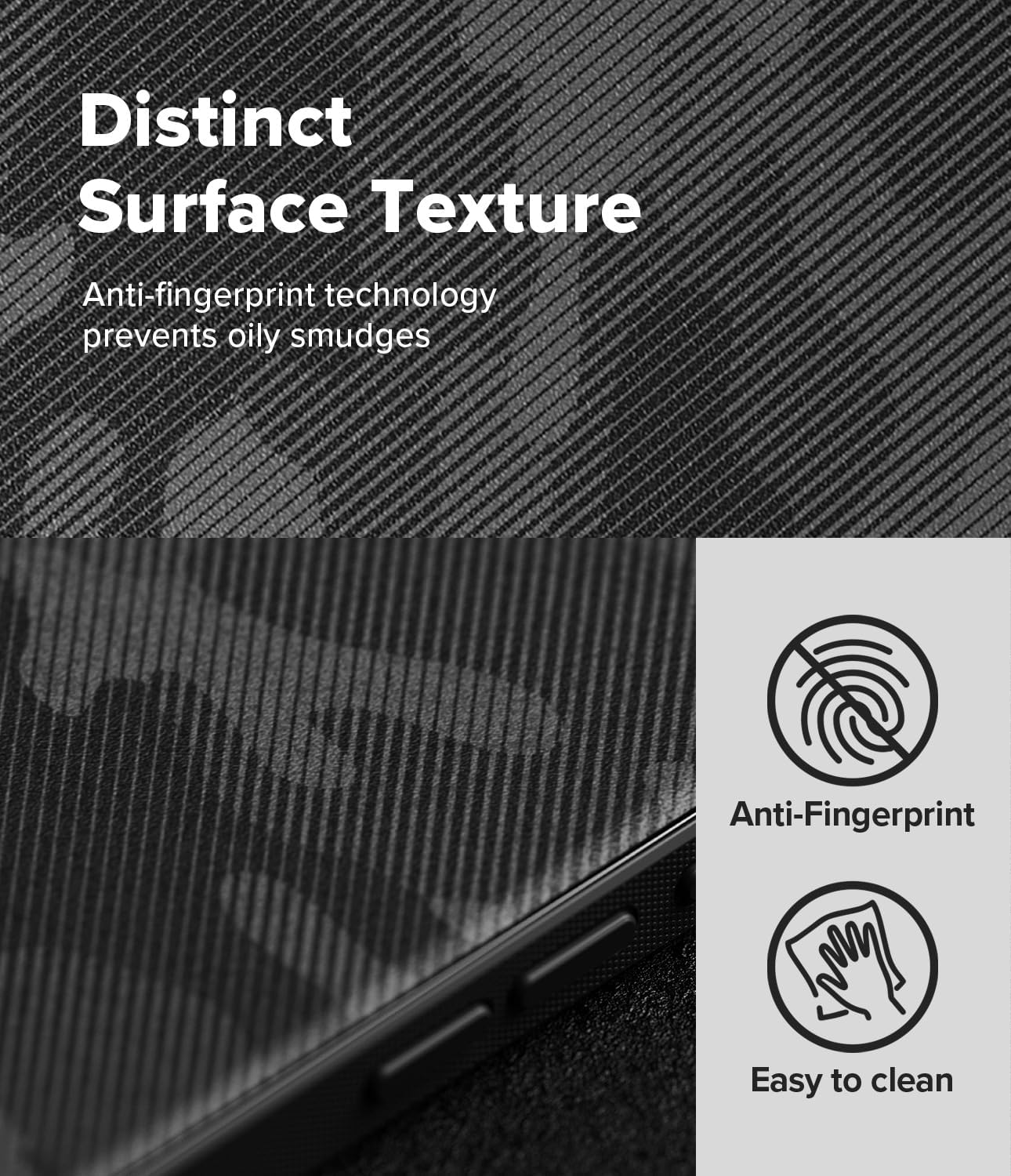 Ringke Onyx for iPhone Air Case, [Feels Good in The Hand] Oil & Dirt Resistant, Individual Lens Covers for Cameras, Non-Slip Enhanced Grip Lightweight Cover - Camo Black - Image 4