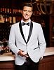 COOFANDY Chaqueta de Esmoquin para Hombre, Un Botón, Traje Blazer para Boda Cena Fiesta, Certificado Global Recycled Standard ISCC PLUS 3