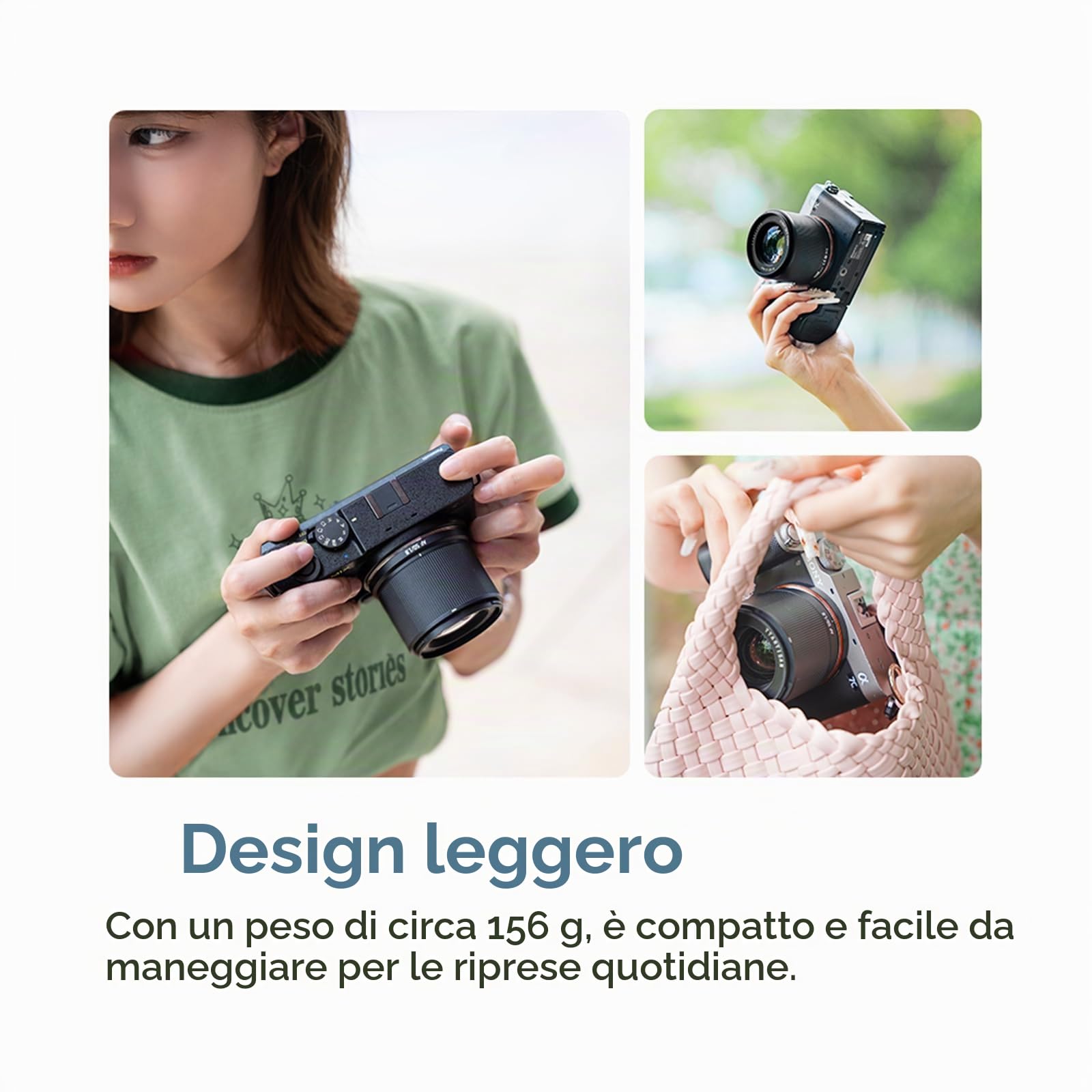 TTARTISAN 50mm f/1.8 Neo L Autofocus Full-Frame Fixed Focal Length per L-Mount | Design leggero fai da te con custodia per obiettivo stampata 3D per principianti, compatibile con T TL TL2 CL SL
