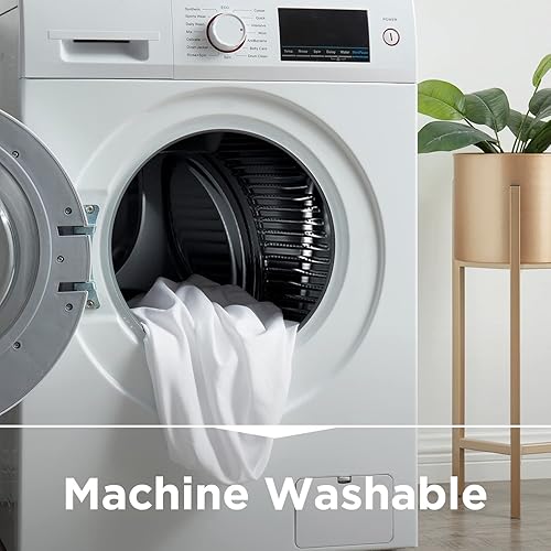 Miniatura 7 de Empyrean - Sábana bajera de bolsillo extraprofundo, para colchones de 18 a 24pulgadas, con correas en las esquinas, prémium, tamaño individual XL,