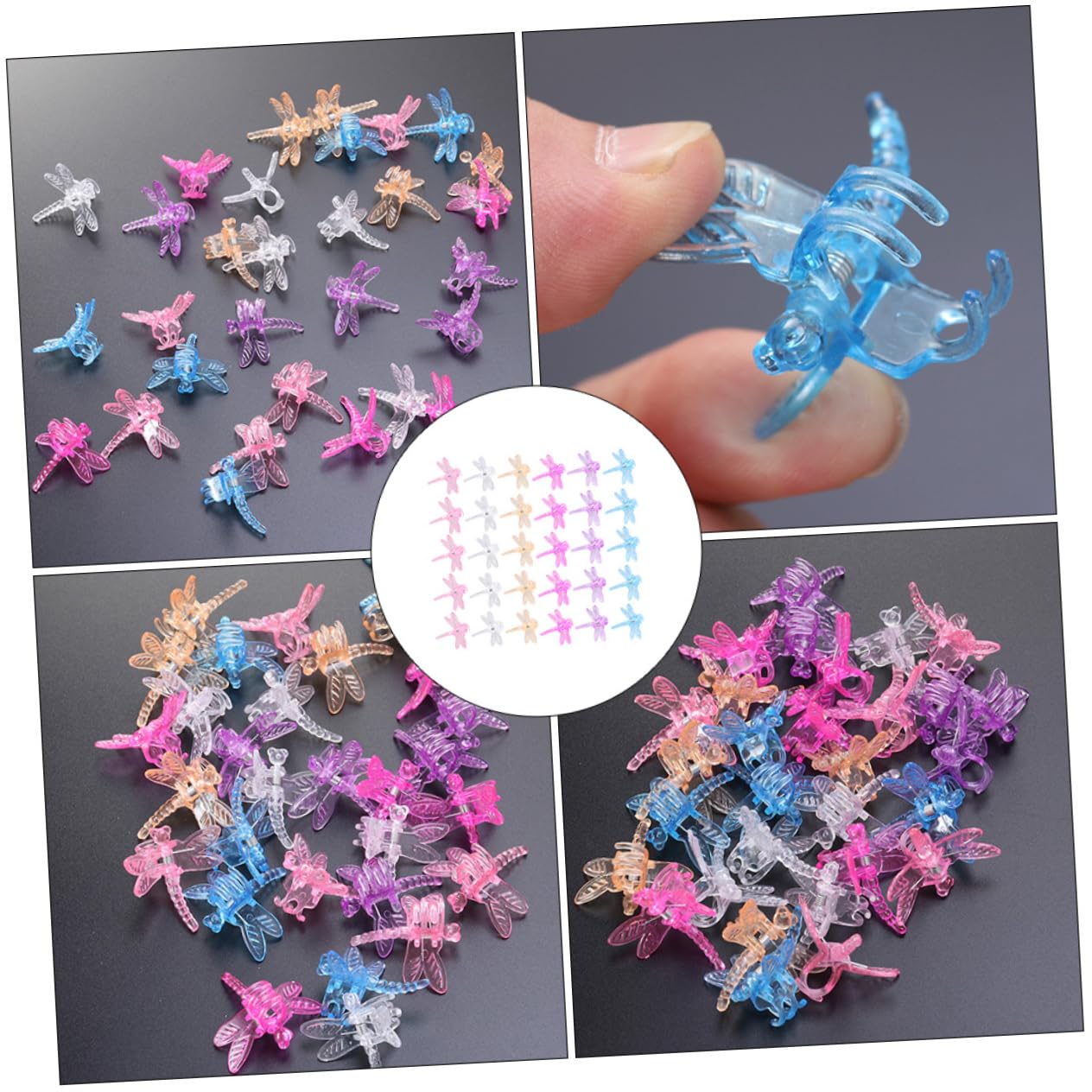 ifundom 2 Sätze Gartenclips Pflanzenclip Garten-orchideen-Clip Orchideenstielclips Gartenpflanzenklammern Drinnen Reben Anlage Orchideenklammern Orchideen-blumenclip Plastik 60 Stück * 2