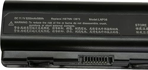 Miniatura 3 de GHU Nueva batería 58 WHR 484170-001 484172-001 HSTNN-CB72 compatible con HP Pavilion DV4 DV5 Compaq Presario CQ40 CQ45 CQ50 CQ60 EV06 KS524AA