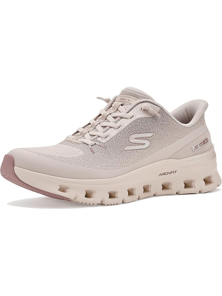 Gray SKECHERS Arch Fit Glide-Step Pro Hands Free Slip-Ins