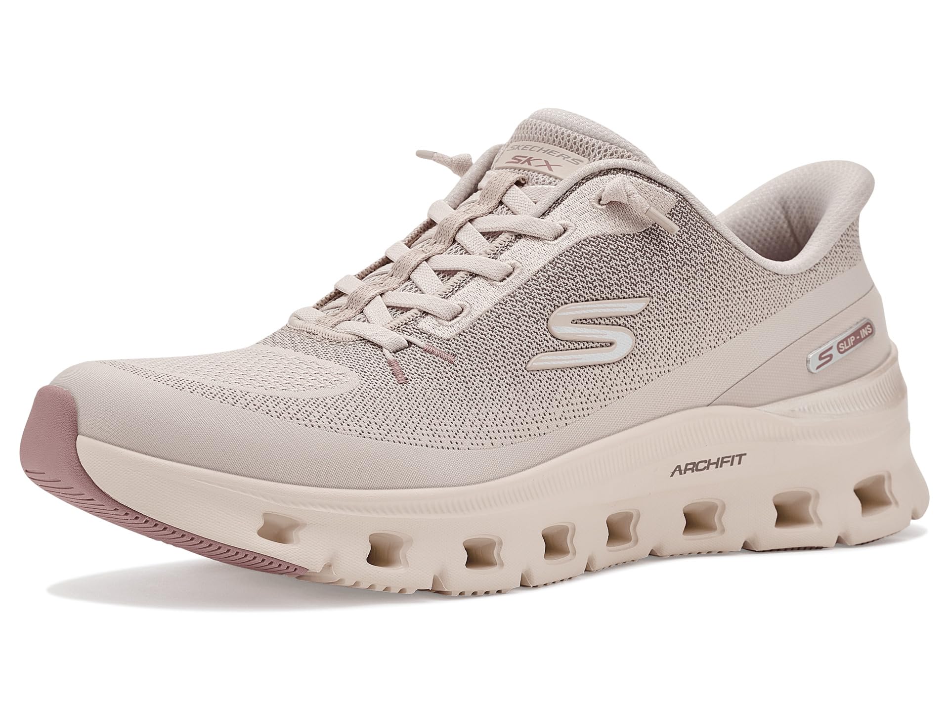 Skechers Women's Arch FIT Glide-Step PRO Trainers, Natural, 6.5 UK