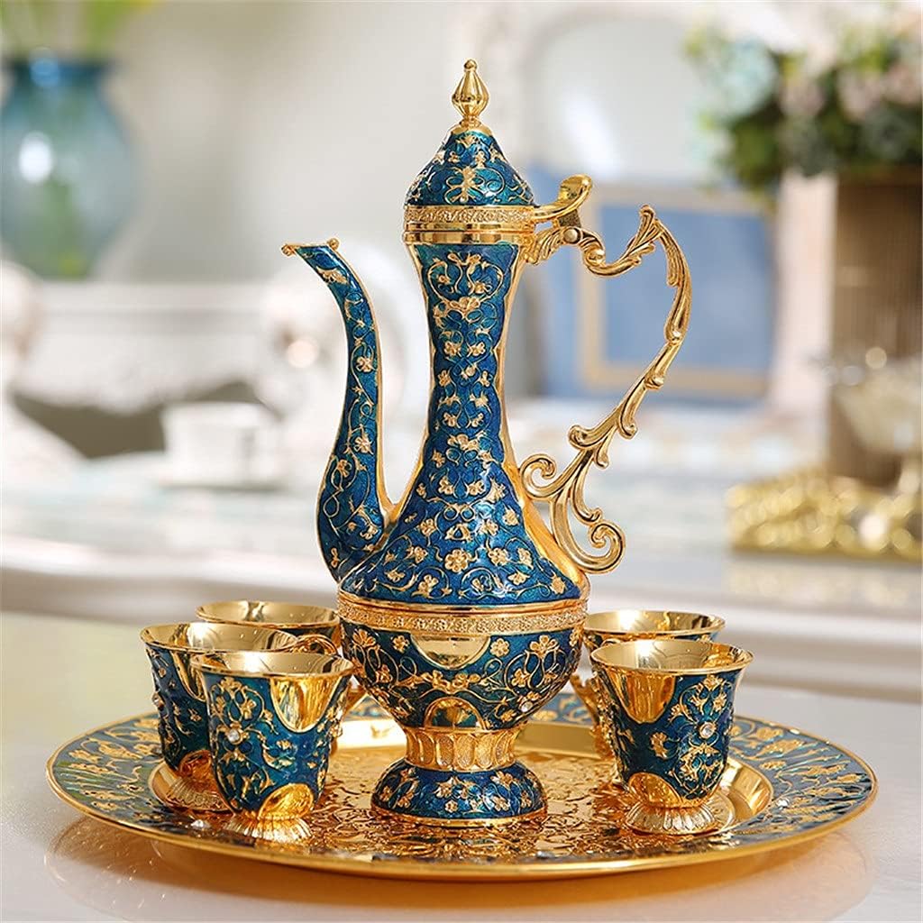 Liquor Wine Set Antique European-Style Gift Box Jin Wedding Birthday Gift Living Room Decoration