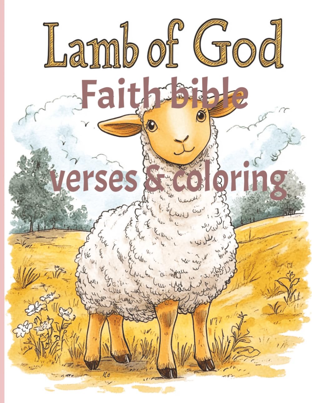Lamb of God Faith bible verses & coloring