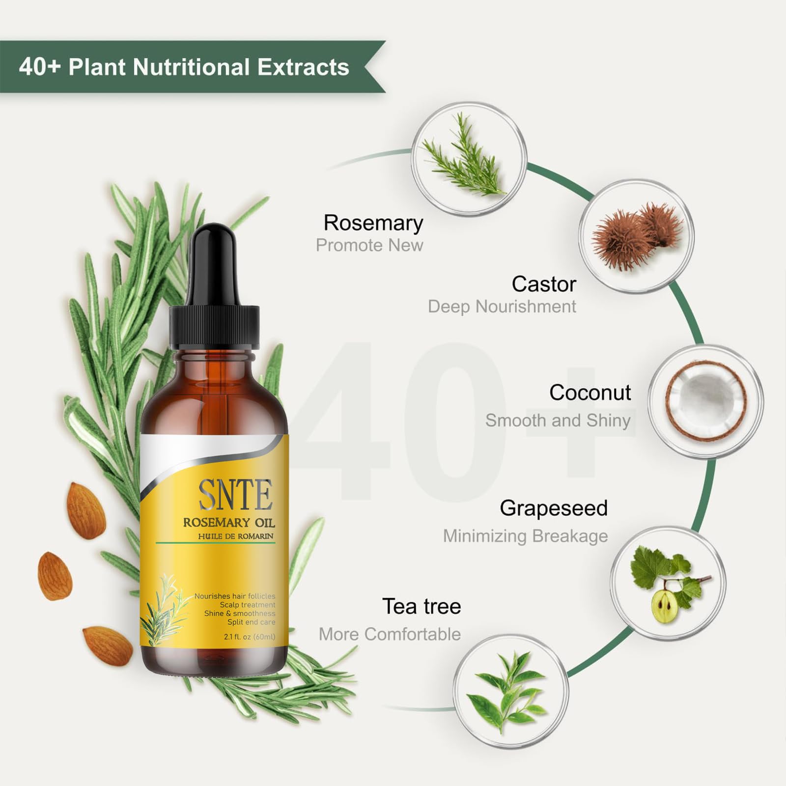 Aceite de romero, aceite de romero para el cabello