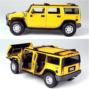 Amazon | 1:18ハマー H2 SUV に最適 車のダイキャストモデルの車の