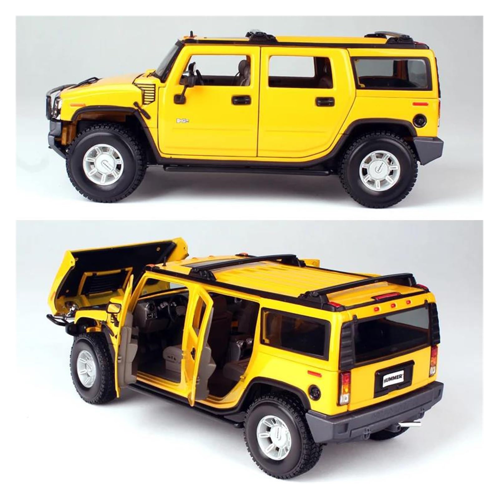 Amazon | 1:18ハマー H2 SUV に最適 車のダイキャストモデルの車の