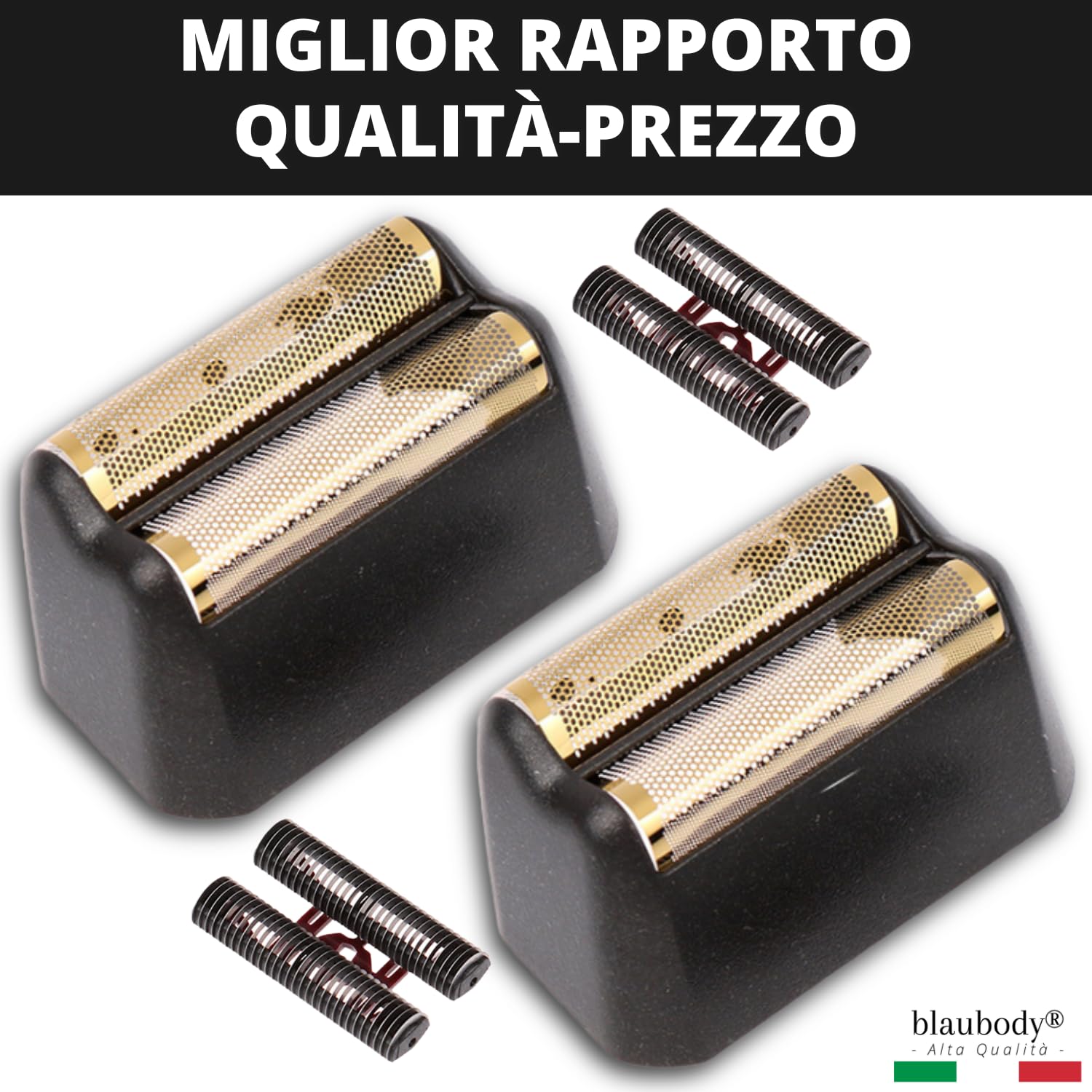 Testina di Ricambio x2 Lame Compatibili Con Wahl Shaver Professionnel 5 Star Series Finale Trimmer Lamina di Ricambio Lama Parti di Ricambio Parrucchiere Barber Testa Rasatura Uomo Capelli Barba