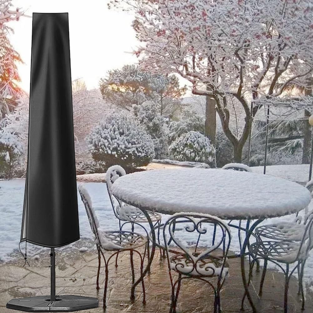 Wasserdichte UV-beständige Terrassenschirm-Abdeckung 210 x 45/72/32 cm Outdoor Marktschirm Schutz mit Winddichtem Design passend für 140 x 25/30/35 cm Regenschirme