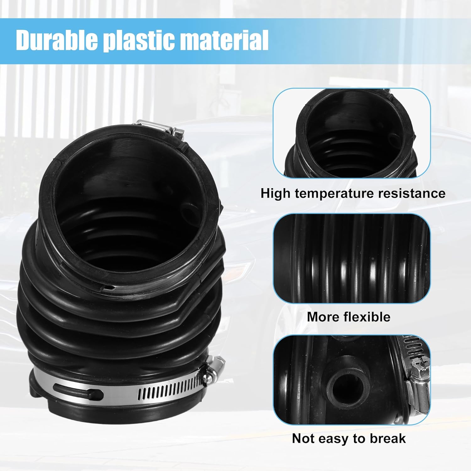 uxcell Car Air Intake Hose Tube for Chevrolet Venture Base 99-2000 2002 for Chevrolet Venture LS 99-2005 No.24507540