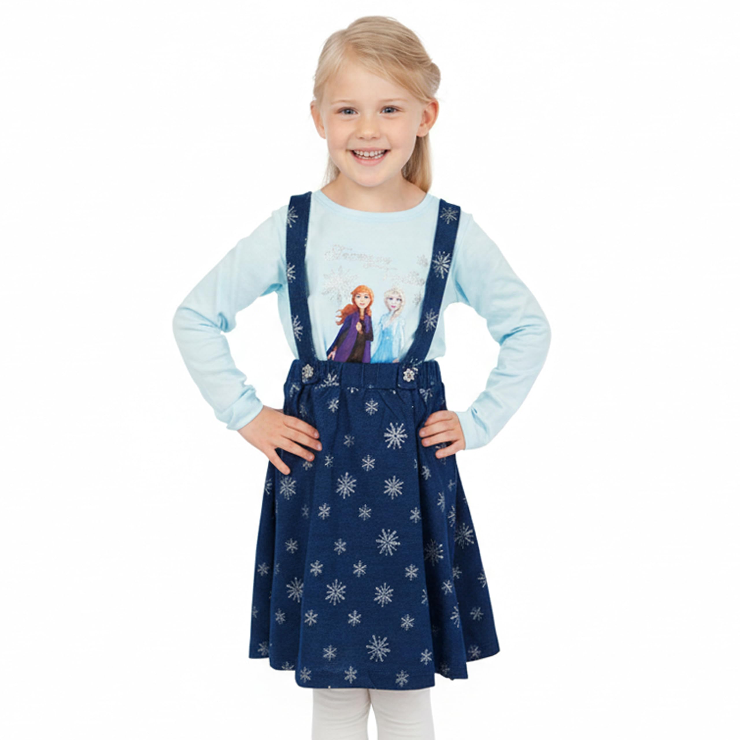 Disney Abito Pagliaccetto e Top per Ragazze Il Regno di Ghiaccio Frozen