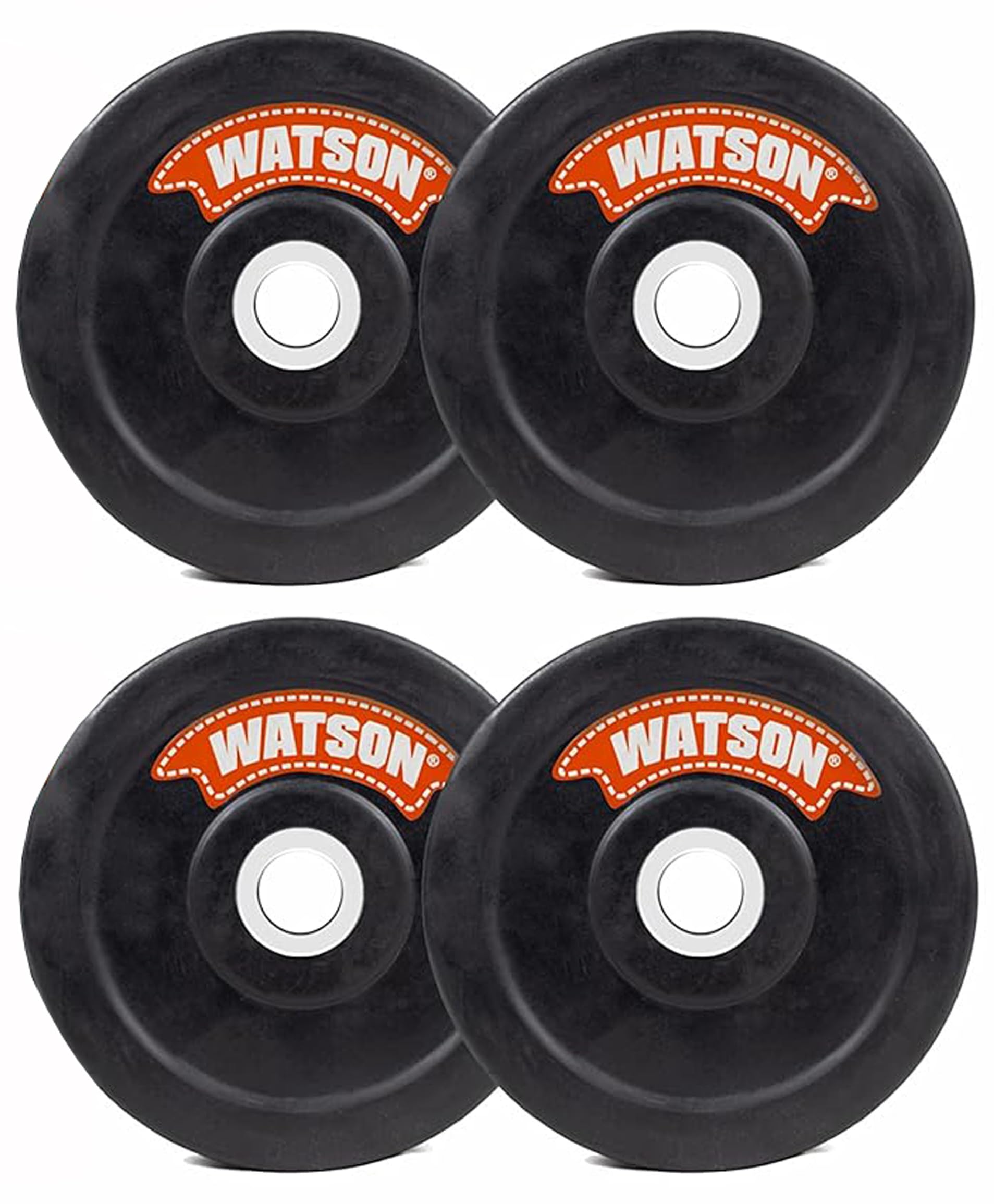 Watson Gym Rubber Plates, 30Kg Rubber Dumbbell Plate, 25mm Hole For Home Gym, Professional Exercise, Gym Weight Plates, Home Gym Equipments For Men & Women (30Kg (7.5Kgx4))