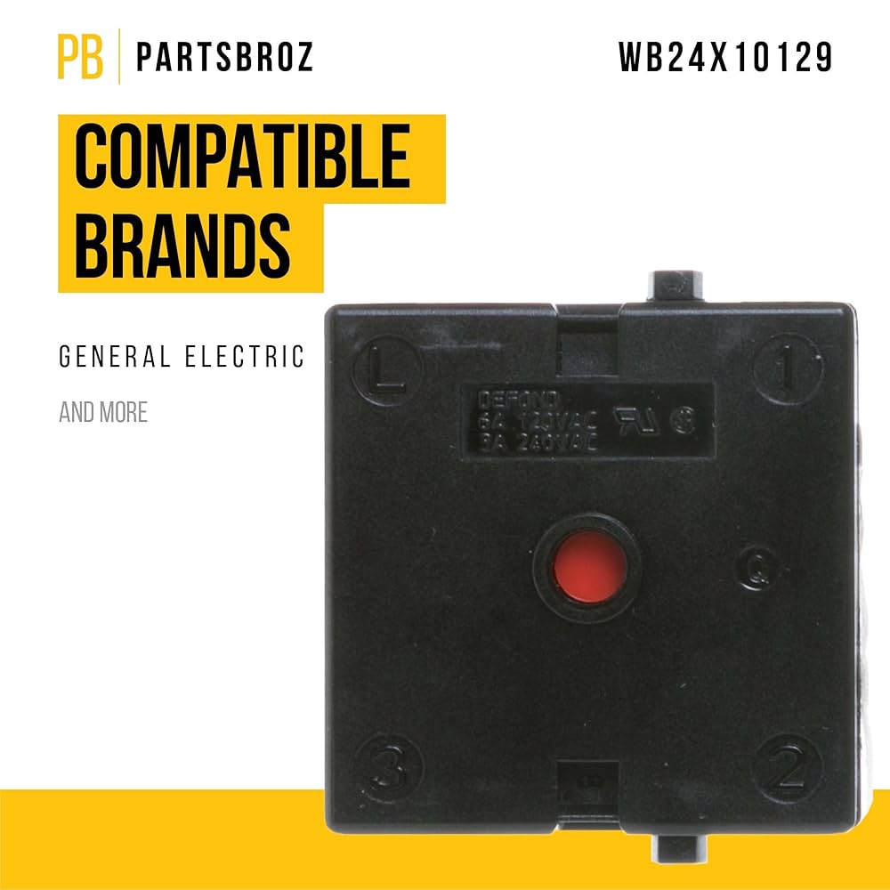 Amazon.com: PartsBroz WB24X10129 Fan Switch - Compatible