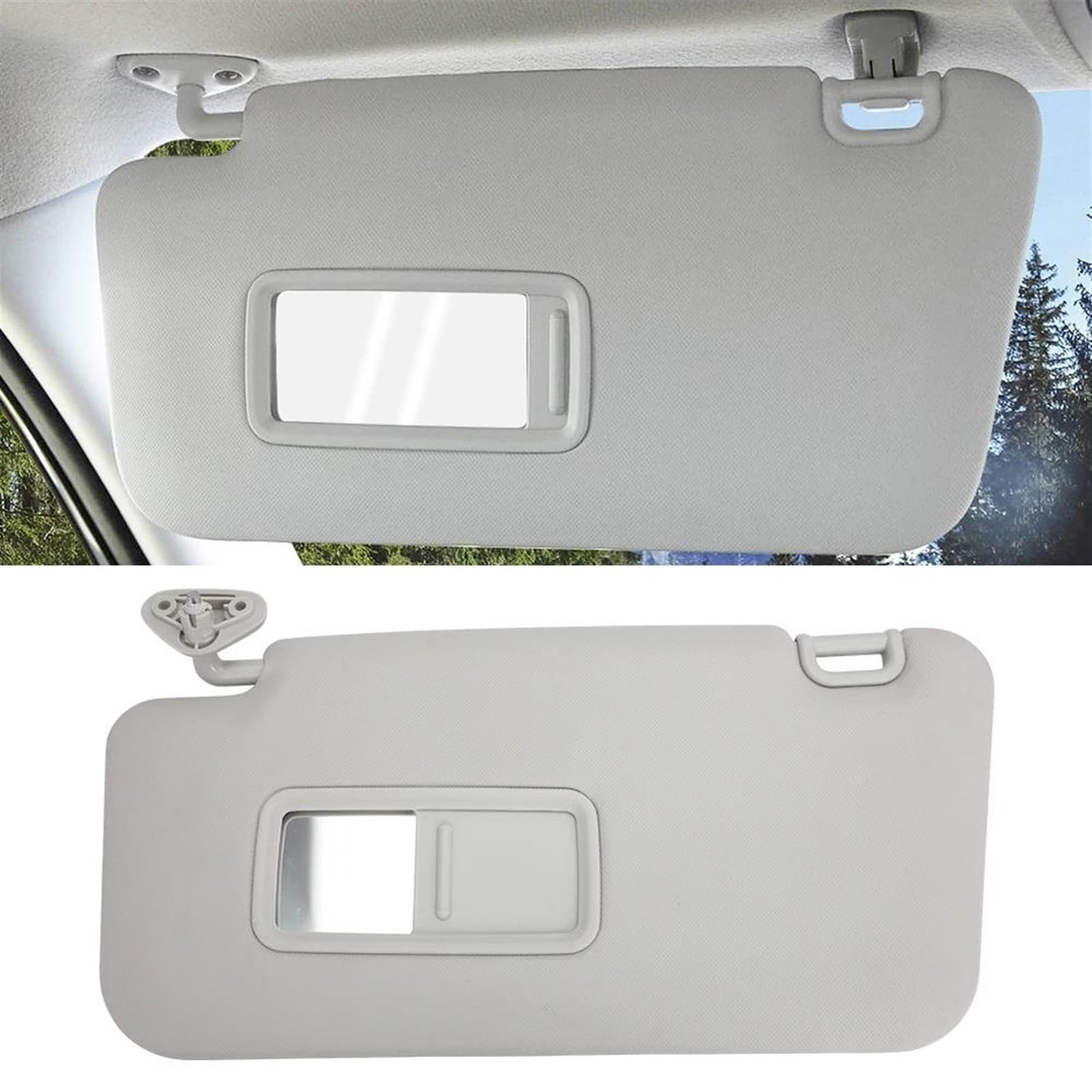 Parasole Lato Guida Per Subaru Forester 2009-2013 – Grigio, Sostituisce OEM 92011SC033LO, Facile Da Montare