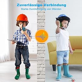 Walkie Talkies for Kids 3 Miles Long Range, 22 Channels Walkie Talkie with Clear Sound, Outdoor Camping Toys for Boys and Girls Age 6-8, Stocking Stuffers for Kids Girls Boys 8-12