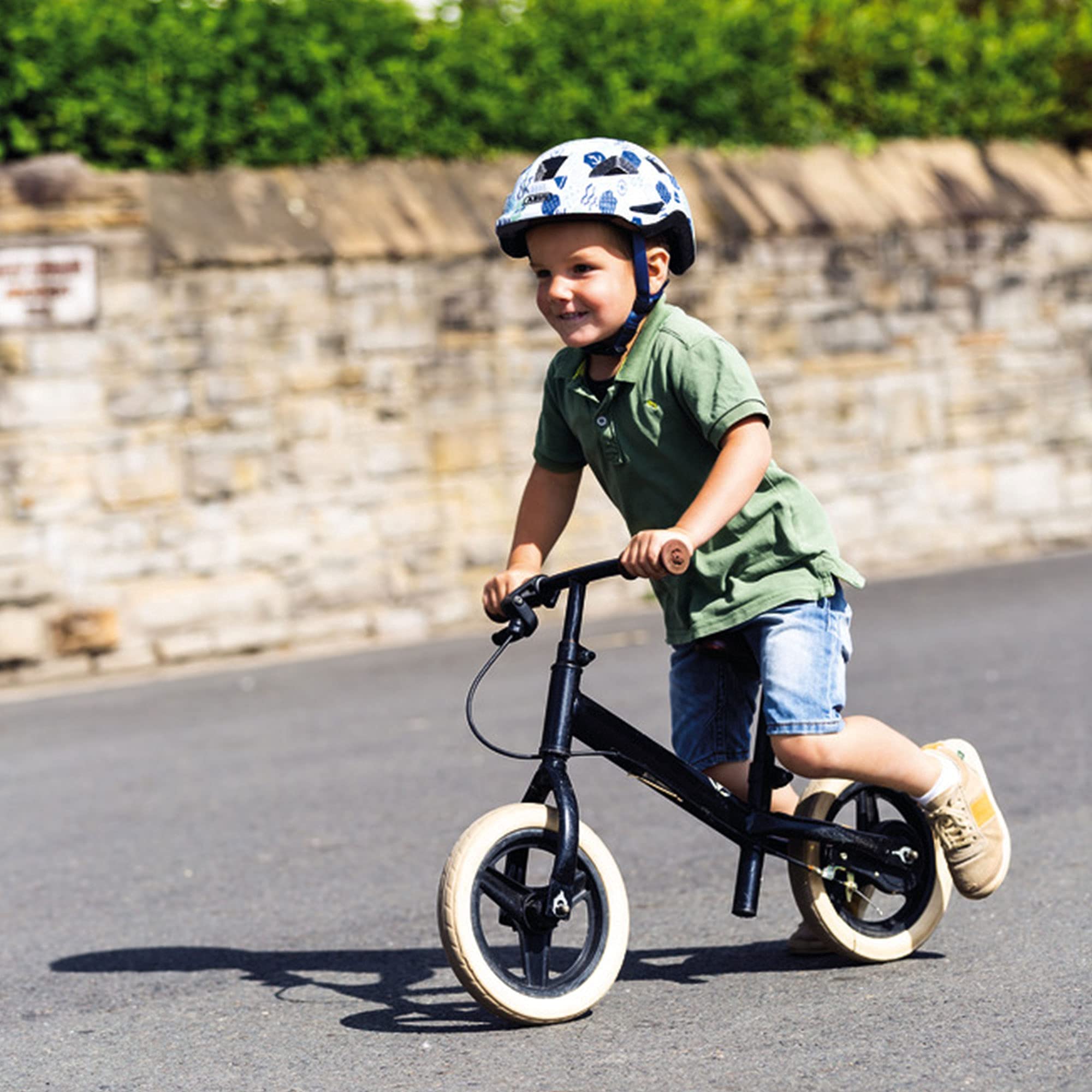 ABUS Kinderhelm Anuky 2.0 - Fahrradhelm für Kleinkinder und Kinder - mit Licht und Kinnpolster - für Mädchen und Jungen