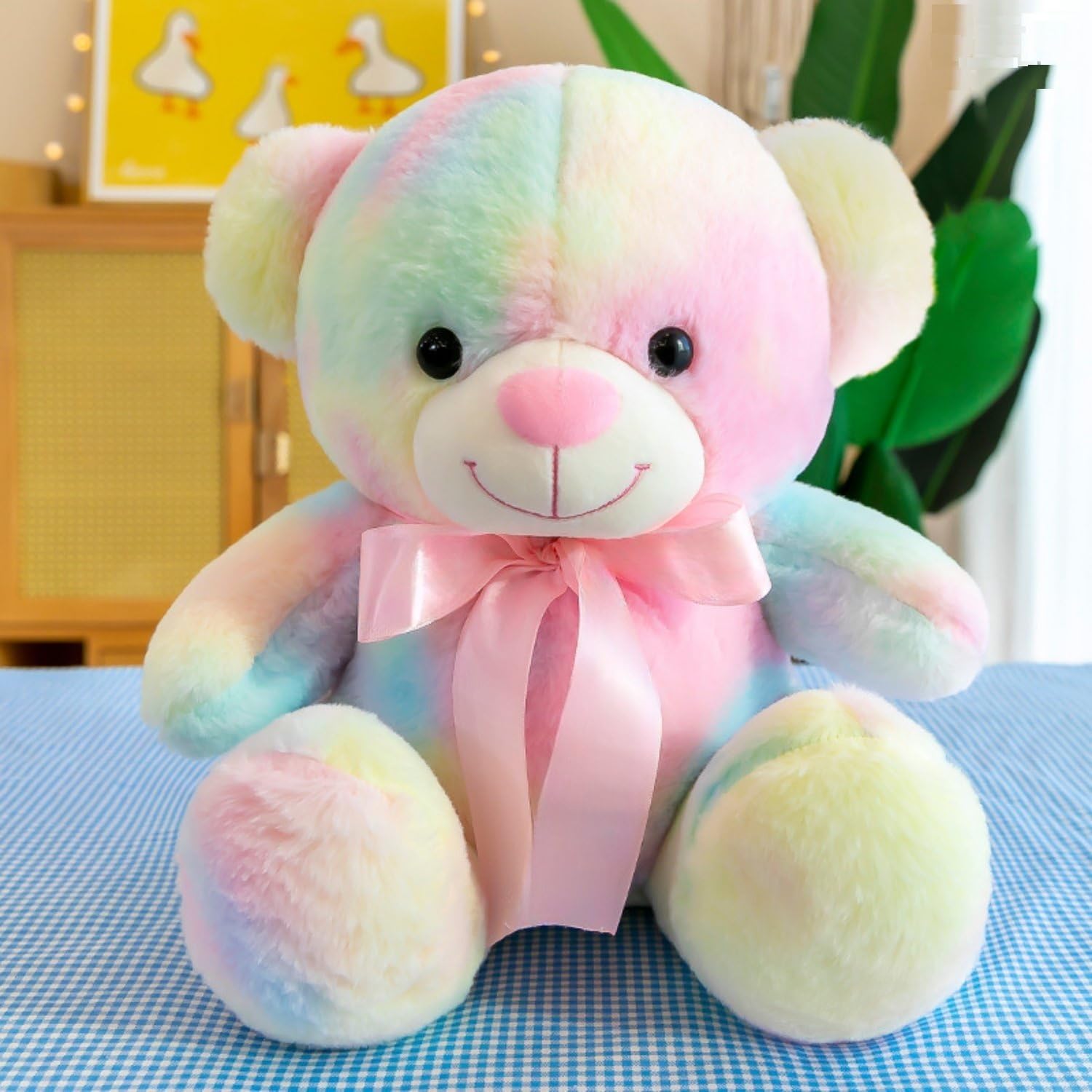Sponsored Ad - Cute Rainbow Colored Huggable Teddy Bear 30 cm Soft Toy | Plush Stuffed Animal for Kids, Boys & Girls | Valentine Gift | Birthday Gift for Baby & Toddler | Soft & Washable